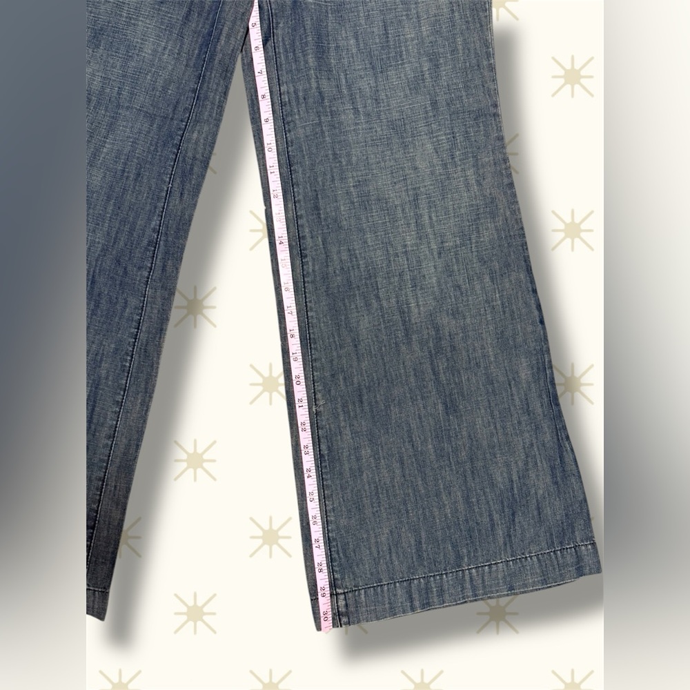 a.n.a Flare Wide Leg Jeans in Classic Blue - Picture 4 of 7